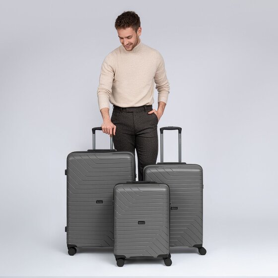 Redolz Essentials 05 3-SET 4 ruote Set di valigie 3 pezzi