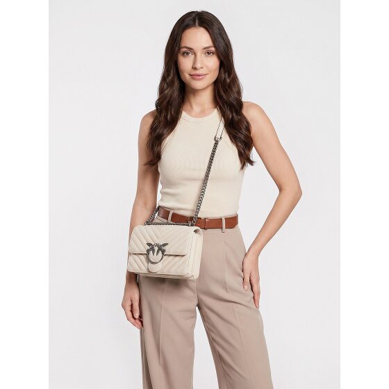 PINKO Love One Borsa a tracolla Vera Pelle 21 cm