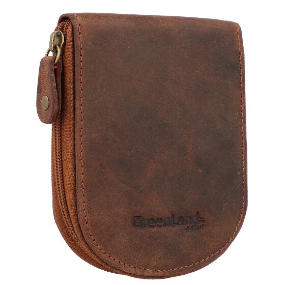 Greenland Nature Montenegro Portafoglio portamonete RFID in pelle 9 cm