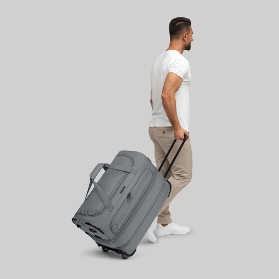 Redolz Duffle Essentials Borsa da viaggio a 2 ruote 55 cm M con patta di espansione Redolz Duffle Essentials Borsa da viaggio a 2 ruote 55 cm M con patta di espansione