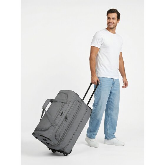 Redolz Duffle Essentials Borsa da viaggio a 2 ruote 55 cm M con patta di espansione