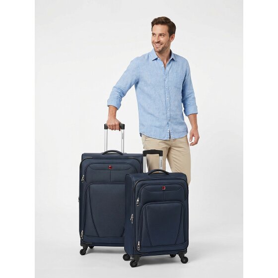 Wenger Beaumont 4 ruote Set di valigie 2 pezzi con piega di espansione