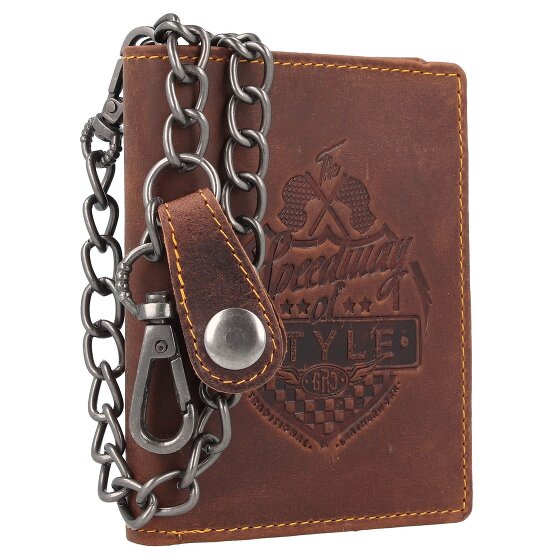 Greenburry Collezione Racing Nashville Portafoglio RFID in pelle 10 cm
