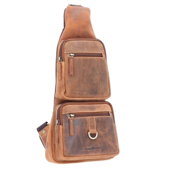 Greenburry Borsa a tracolla vintage in pelle 20 cm