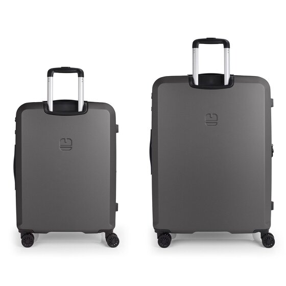 Gabol Montreal 4 ruote Set di valigie 2 pezzi con piega di espansione