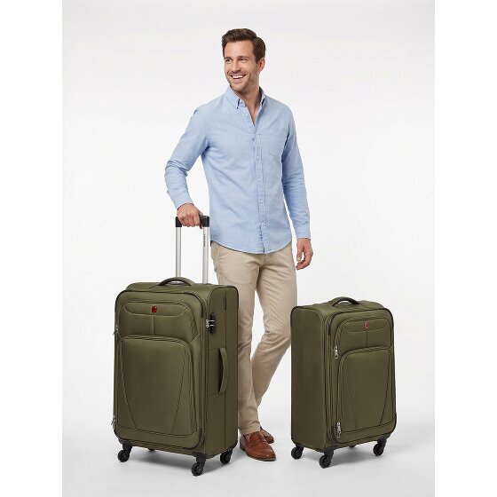 Wenger Beaumont 4 ruote Set di valigie 2 pezzi con piega di espansione