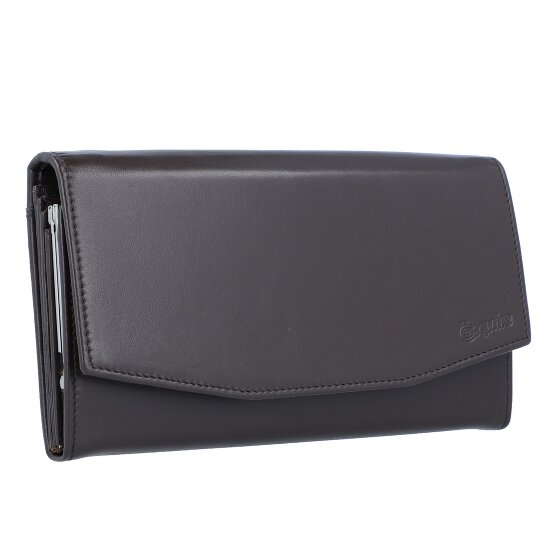 Esquire Nuovo portafoglio di seta in pelle 18 cm