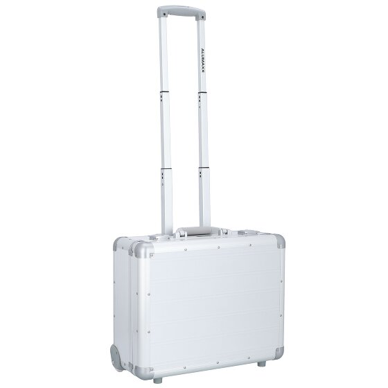 Alumaxx Trolley business a 2 ruote in alluminio con scomparto per laptop da 37 cm