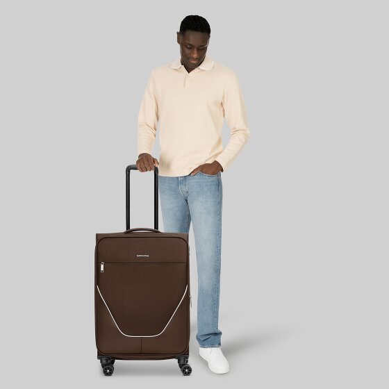 Stratic taska Trolley a 4 ruote M 65 cm con piega a espansione