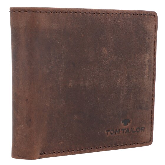 Tom Tailor Portafoglio Ron RFID in pelle 12 cm