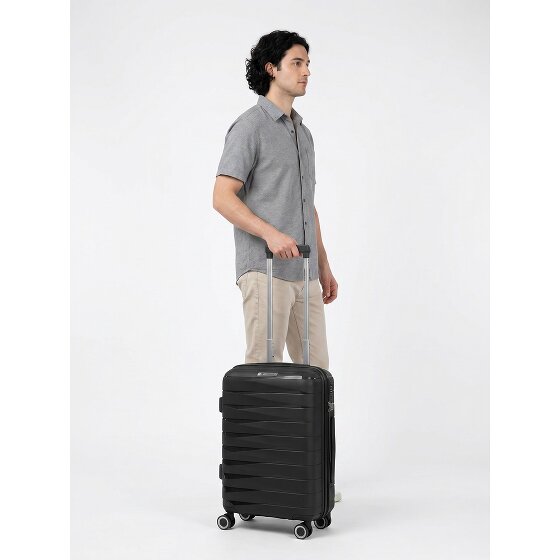 Franky London 4 ruote Trolley cabina S 55 cm espandibile