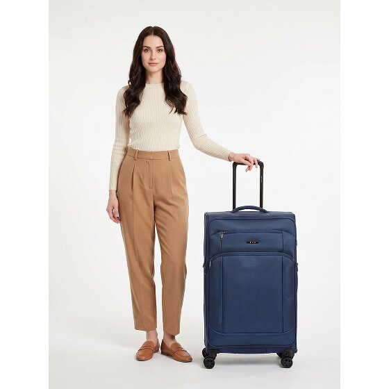 d&n Travel Line 9804 4 ruote Carrello L 78 cm espandibile