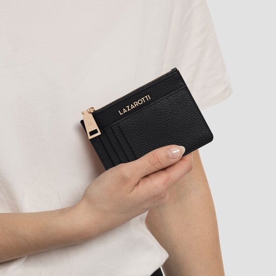 Lazarotti Bologna Portachiavi in pelle 11,5 cm con scomparto per air tag