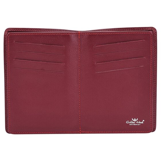 Golden Head Polo Identity Card Case RFID in pelle 9 cm