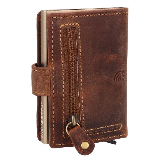 Greenburry Vintage Portafoglio Protezione RFID Pelle 7.5 cm