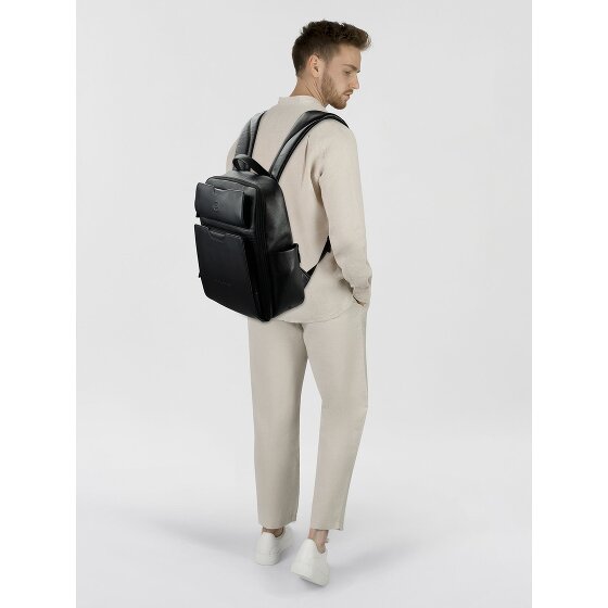 Piquadro Ael Zaino da giorno Vera Pelle 37 cm Vano porta PC