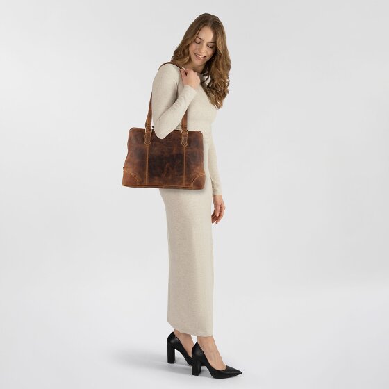 Greenburry Vintage Borsa shopper Pelle 37 cm Scomparto per laptop