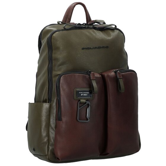Piquadro Harper Zaino RFID in pelle 40 cm Scomparto per laptop