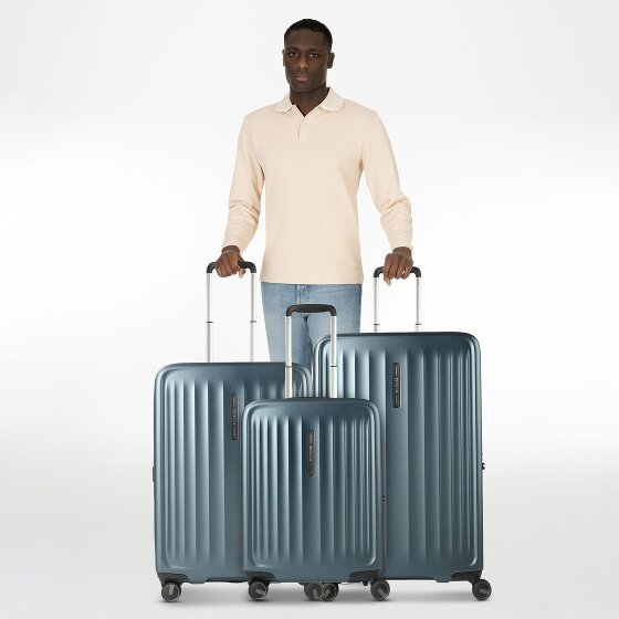 Samsonite Fyrm 4 ruote Set di valigie 3 pezzi con piega di espansione
