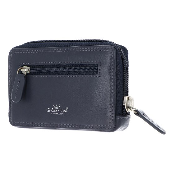 Golden Head Polo Portafoglio chiave Vera Pelle 11 cm