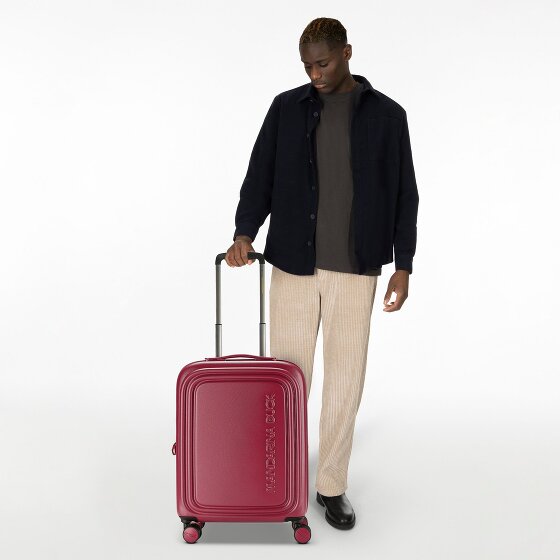 Mandarina Duck Logoduck + 4 ruote Carrello della cabina S 55 cm Mandarina Duck Logoduck + 4 ruote Carrello della cabina S 55 cm