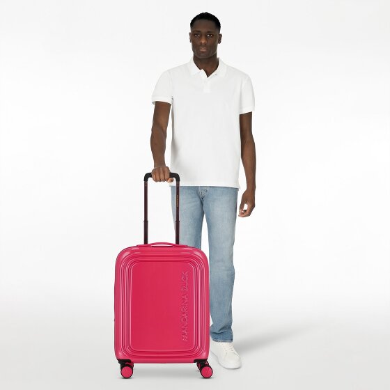 Mandarina Duck Logoduck + Metal 4 ruote Carrello S 55 cm con piega di espansione
