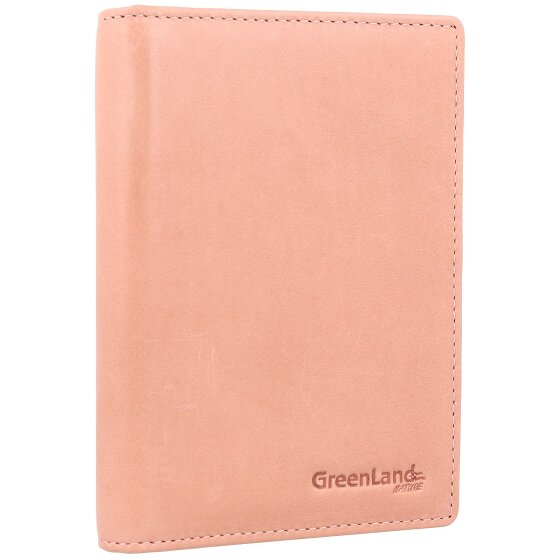 Greenland Nature Custodia per passaporto in pelle RFID di colore morbido 12 cm