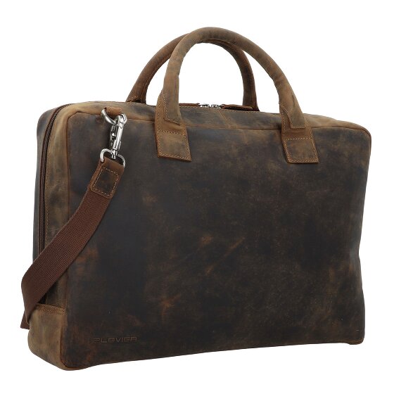 Plevier Retro Adler Valigetta Pelle 42 cm Scomparto per laptop