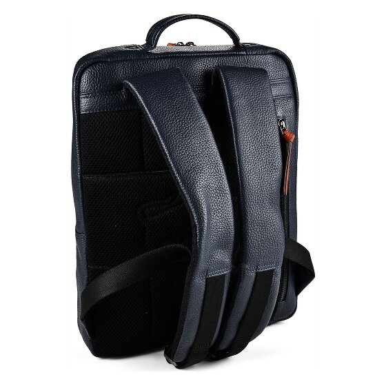 Braun Büffel Novara Zaino da lavoro Vera Pelle 40 cm Vano porta PC