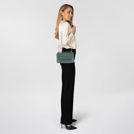 Patrizia Pepe Fly Borsa a tracolla in pelle imbottita 25 cm