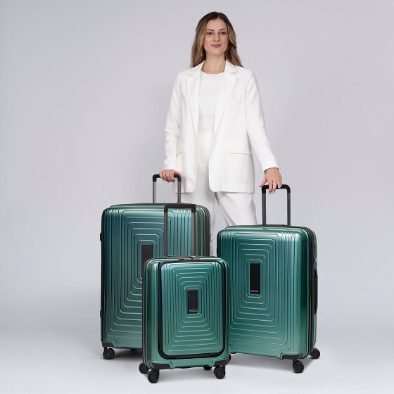 Redolz Essentials 14 4 ruote Set di valigie 3 pezzi con piega di espansione