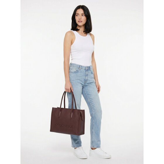 Coccinelle Myrtha Borsa shopper Vera Pelle 36 cm