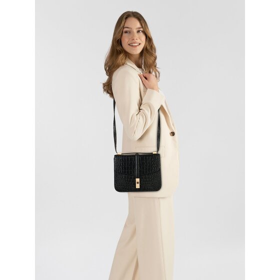 Joop! Coccodrillo C-Four Borsa a spalla Vera Pelle 22 cm