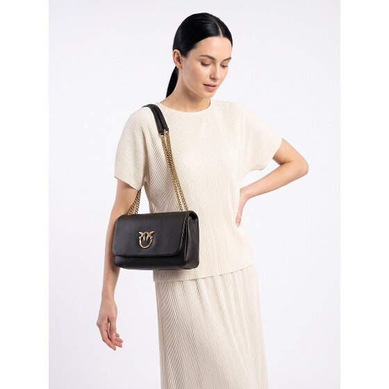 PINKO Love Soft Borsa a spalla Vera Pelle 31 cm