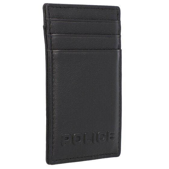Police PT389-08536 Porta carte di credito in pelle 7 cm con fermasoldi