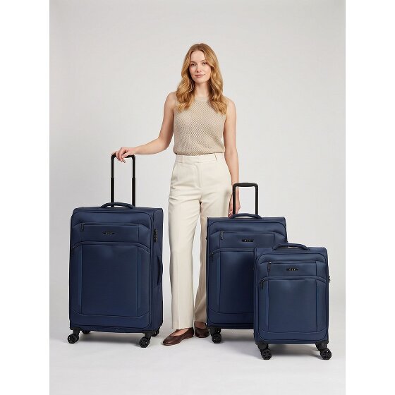 d&n Travel Line 9804 4 ruote Set di valigie 3 pezzi espandibile