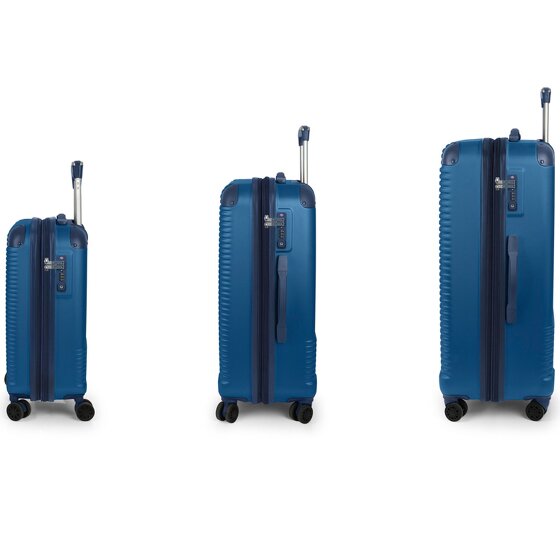 Gabol Balance XP 4 ruote Set di valigie 3 pezzi con piega di espansione