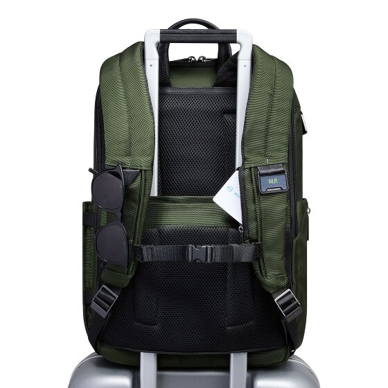 Piquadro Zaino da viaggio breve in pelle 43 cm scomparto per laptop