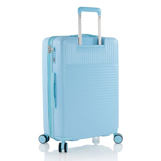 Heys Pastel 4 ruote Set di valigie 3 pezzi con piega di espansione
