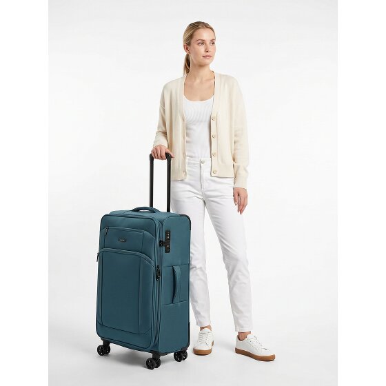 d&n Travel Line 9804 4 ruote Carrello L 78 cm espandibile