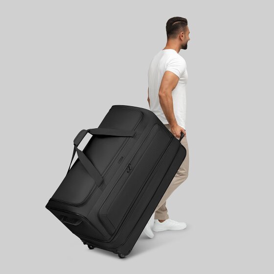 Redolz Borsa da viaggio Duffle Essentials a 2 ruote 90 cm XXL con piega elastica di dimensioni speciali
