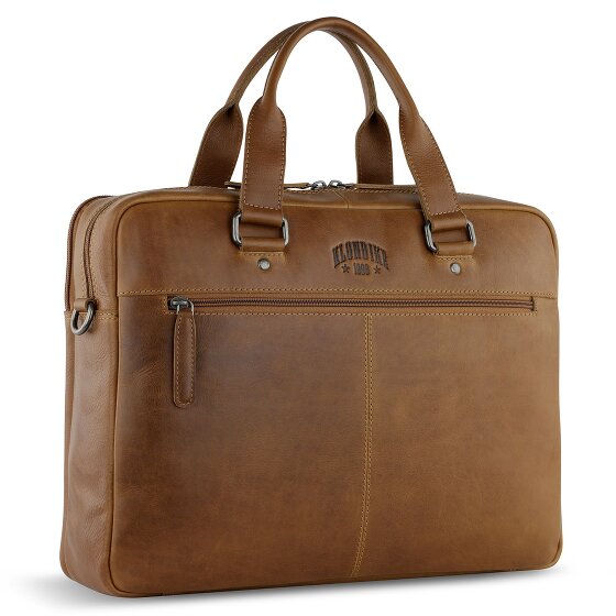 Klondike 1896 Gold Brain Cartella in pelle 35 cm Scomparto per laptop