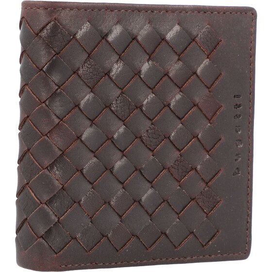 bugatti Portafoglio in pelle intrecciata 11 cm