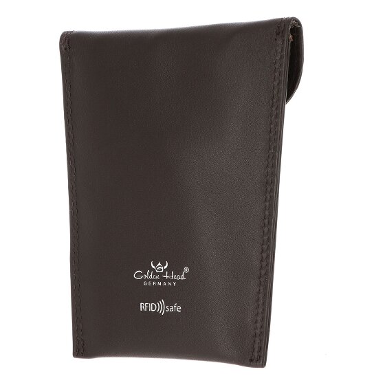 Golden Head Polo Portachiavi RFID in pelle 8 cm