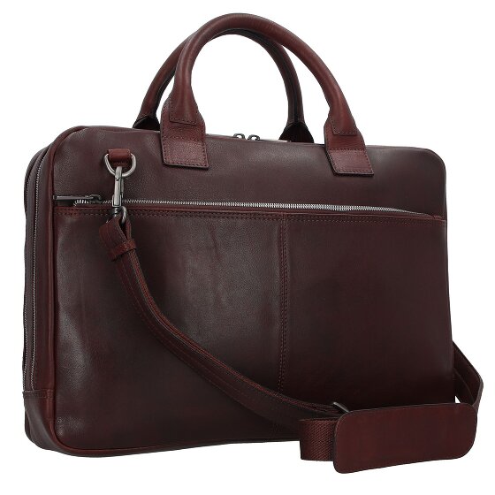 Plevier Vintage Larry Valigetta Pelle 40 cm Scomparto per laptop