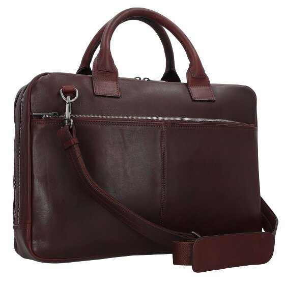 Plevier Vintage Larry Valigetta Pelle 40 cm Scomparto per laptop