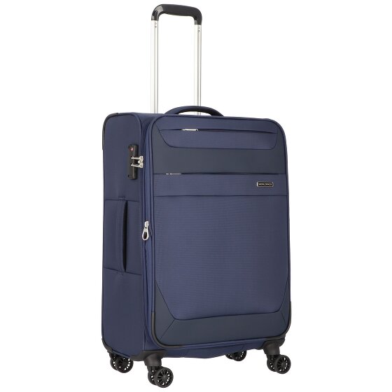 Worldpack Dublin 4 ruote Set di valigie 3 pezzi con piega di espansione