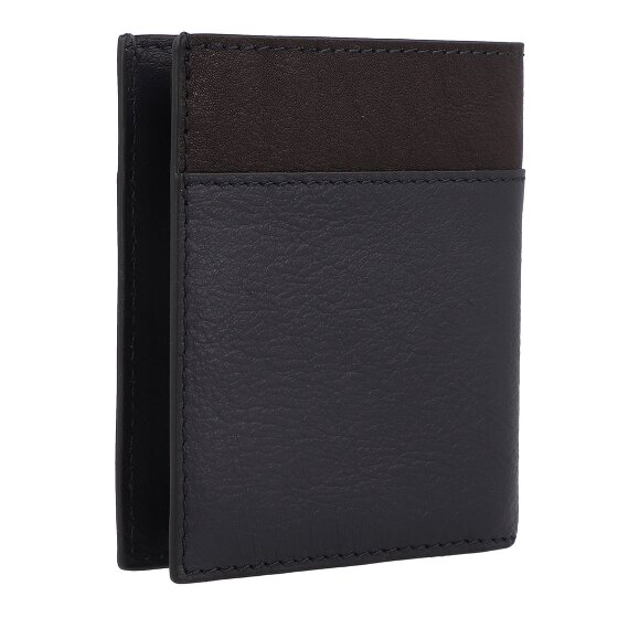 Piquadro Black Square Custodia per carta di credito Protezione RFID Pelle 9 cm