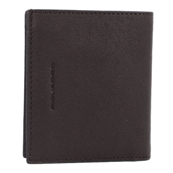 Piquadro Black Square Custodia per carta di credito Protezione RFID Pelle 9 cm