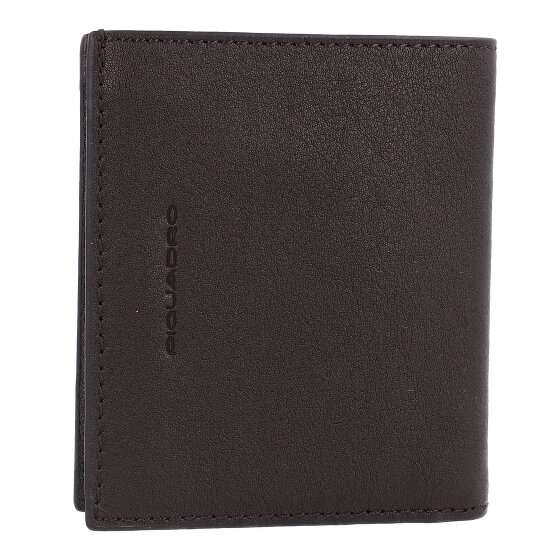 Piquadro Black Square Custodia per carta di credito Protezione RFID Pelle 9 cm